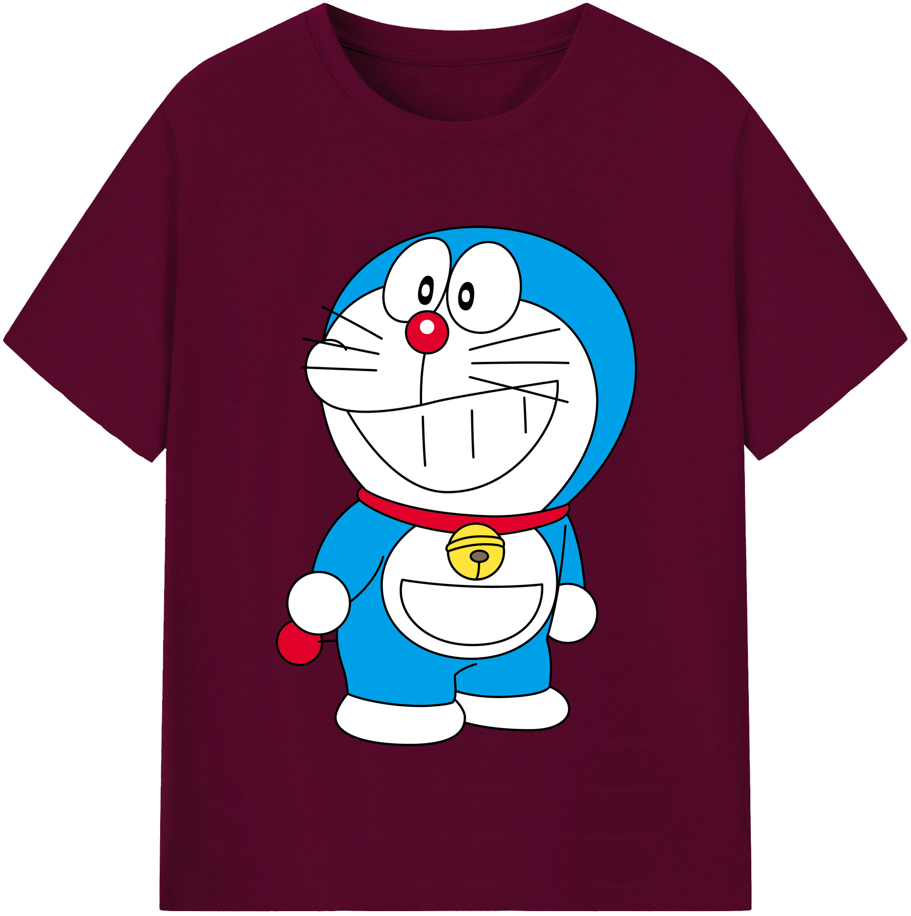 （画像用） ドラえもん Doraemon レディースカジュアルプリントTシャツ（綿100％）